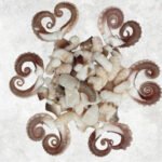 Frozen Boiled Baby Octopus Cut