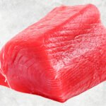 Frozen Yellowfin Tuna Portion, Natural/ Co/ Ts/ Vitamin treated