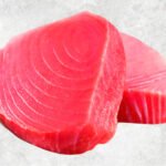 Frozen Yellowfin Tuna Steak, Natural/ Co/ Ts/ Vitamin treated